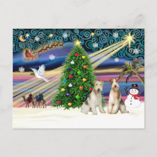 Cartes Pour Fêtes Annuelles PAIRE de Fer de Fer magique de Xmas