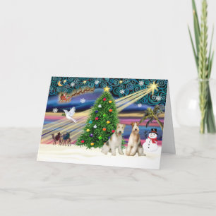 Cartes Pour Fêtes Annuelles PAIRE de Fer de Fer magique de Xmas
