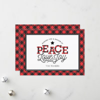 PAIX Amour Joy Buffalo Plaid Border