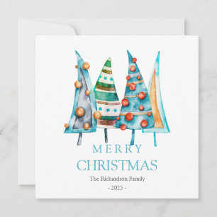 Cartes Pour Fêtes Annuelles Paix Bébé Doodle Pine Noël Cadeaux Arbre de Noël