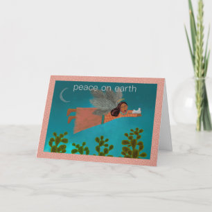 Cartes Pour Fêtes Annuelles Paix de l'Ange du Sud-Ouest sur Terre