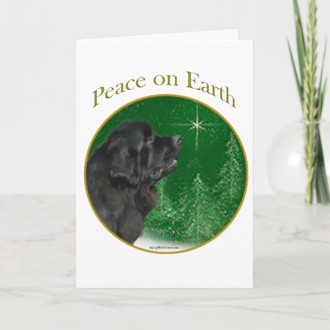 Cartes Pour Fêtes Annuelles Paix de Terre-Neuve (Devant)
