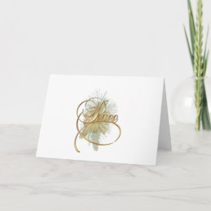 Cartes Pour Fêtes Annuelles Paix et bonne volonté des fêtes