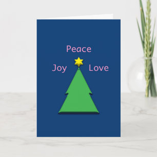 Cartes Pour Fêtes Annuelles Paix Joie Amour Interconfessionnel Chrismukkah