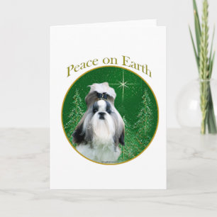 Cartes Pour Fêtes Annuelles Paix Shih Tzu