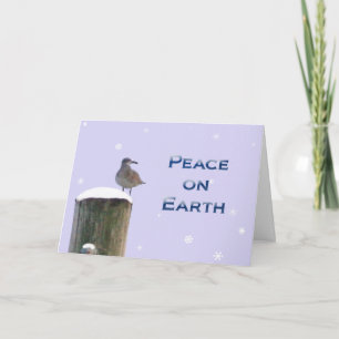 Cartes Pour Fêtes Annuelles Paix sur Terre