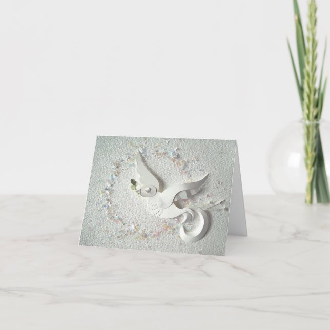 Cartes Pour Fêtes Annuelles "Paix sur terre " (Devant)