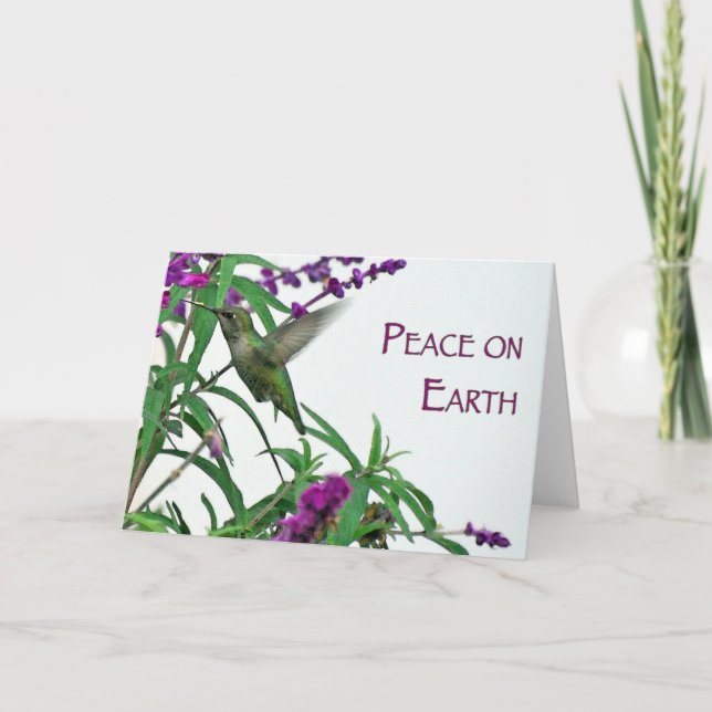 Cartes Pour Fêtes Annuelles Paix sur terre (Devant)