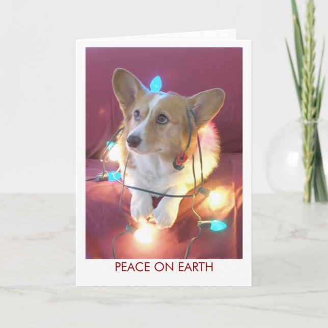 Cartes Pour Fêtes Annuelles Paix sur Terre (Devant)
