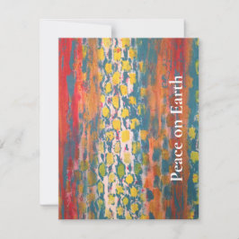 Cartes Pour Fêtes Annuelles Paix sur Terre