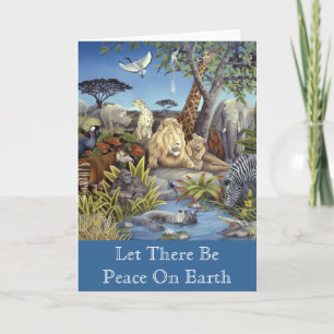 Cartes Pour Fêtes Annuelles "Paix sur Terre
