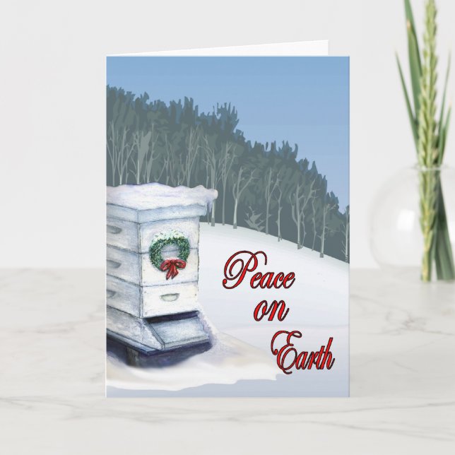 Cartes Pour Fêtes Annuelles paix sur terre (Devant)