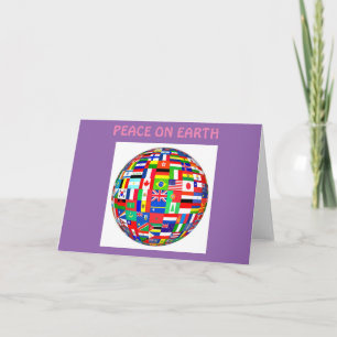 CARTES POUR FÊTES ANNUELLES PAIX SUR TERRE