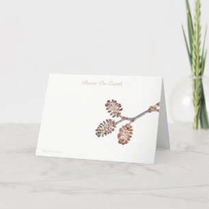 Cartes Pour Fêtes Annuelles Paix sur Terre : Le pouvoir de l'amour