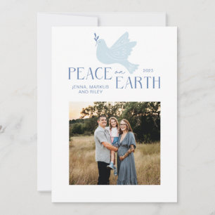 Cartes Pour Fêtes Annuelles Paix sur Terre Noël de la colombe