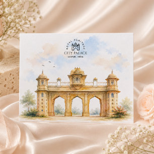 Cartes Pour Fêtes Annuelles Palais de la ville Uaipur Souvenir de l'héritage