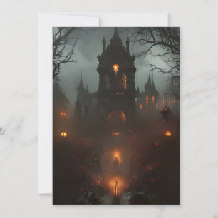Cartes Pour Fêtes Annuelles Palais sombre