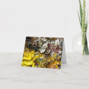 Cartes Pour Fêtes Annuelles Palette de l'artiste #1