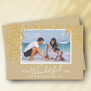 Cartes Pour Fêtes Annuelles Palm Frances Christmas Photo Holiday Card