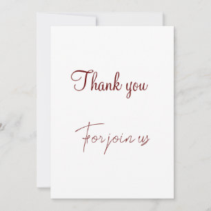 Cartes Pour Fêtes Annuelles Panneau de mariage merci de nous rejoindre