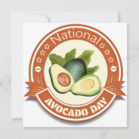 Panneau et insigne de la journée nationale Avocado