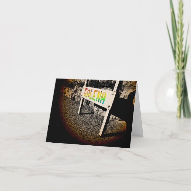 Cartes Pour Fêtes Annuelles panneau latéral de galène (Devant)