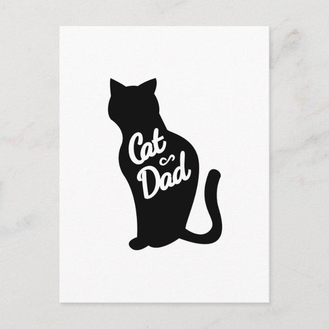 Cartes Pour Fêtes Annuelles Papa de chat (Devant)