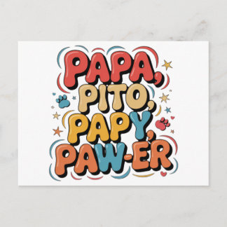 Cartes Pour Fêtes Annuelles Papa Pito Pappy Pawer