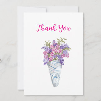 Cartes Pour Fêtes Annuelles Paper Wrapped Flowers Flat Holiday Card