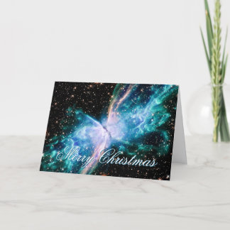 Cartes Pour Fêtes Annuelles Papillon de la nébuleuse aquatique céleste