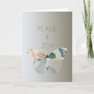Cartes Pour Fêtes Annuelles Papillon de la paix et de la joie