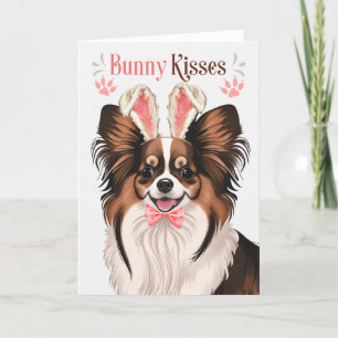 Cartes Pour Fêtes Annuelles Papillon Dog Bunny Ears pour Pâques