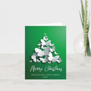 Cartes Pour Fêtes Annuelles Papillon Monarque Noël Accueil d'entreprise