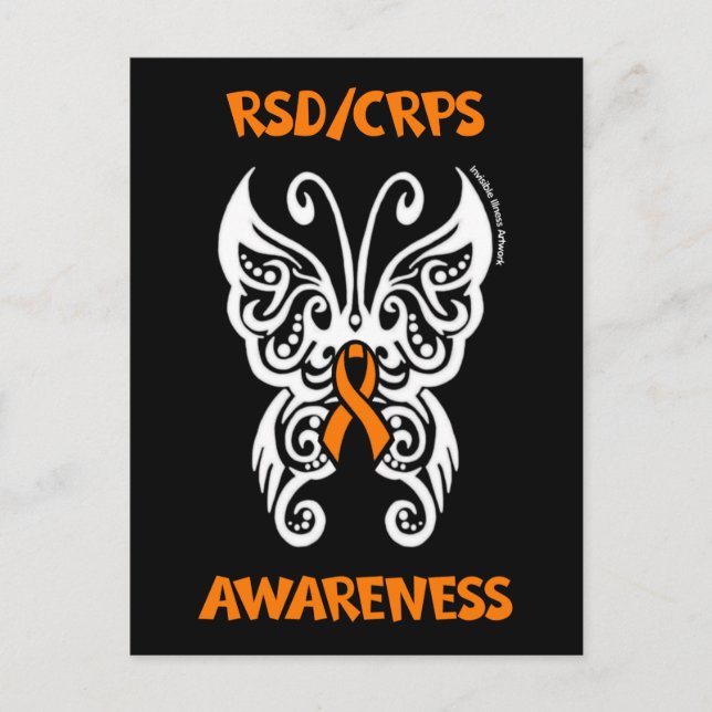 Cartes Pour Fêtes Annuelles Papillon/Tribal...Carte postale RSD/CRPS (Devant)