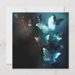 Cartes Pour Fêtes Annuelles Papillons de nuit