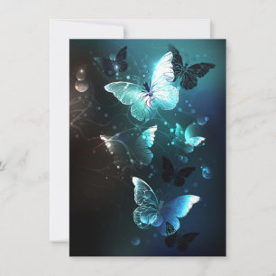 Cartes Pour Fêtes Annuelles Papillons de nuit