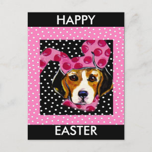 Cartes Pour Fêtes Annuelles Pâques Beagle