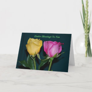 Cartes Pour Fêtes Annuelles Pâques Blesings à vous