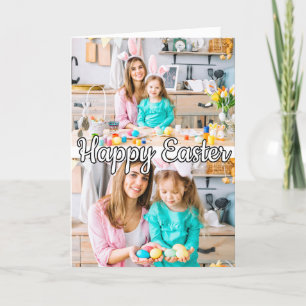 Cartes Pour Fêtes Annuelles Pâques de la famille 2 photos sur mesure