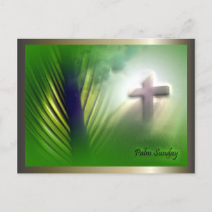 Cartes Pour Fêtes Annuelles Pâques et palmiers Dimanche Crossages et scènes