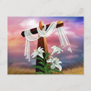 Cartes Pour Fêtes Annuelles Pâques et palmiers Dimanche Crossages et scènes