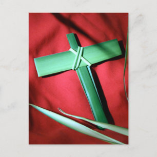 Cartes Pour Fêtes Annuelles Pâques et palmiers Dimanche Crossages et scènes