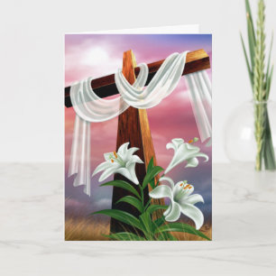 Cartes Pour Fêtes Annuelles Pâques et palmiers Dimanche Crossages et scènes