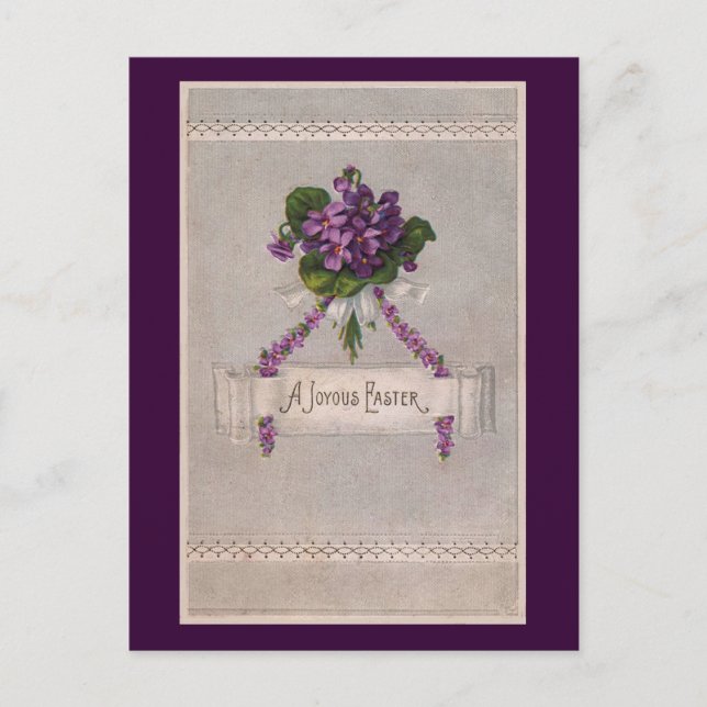 Cartes Pour Fêtes Annuelles Pâques Joyeuses (Devant)