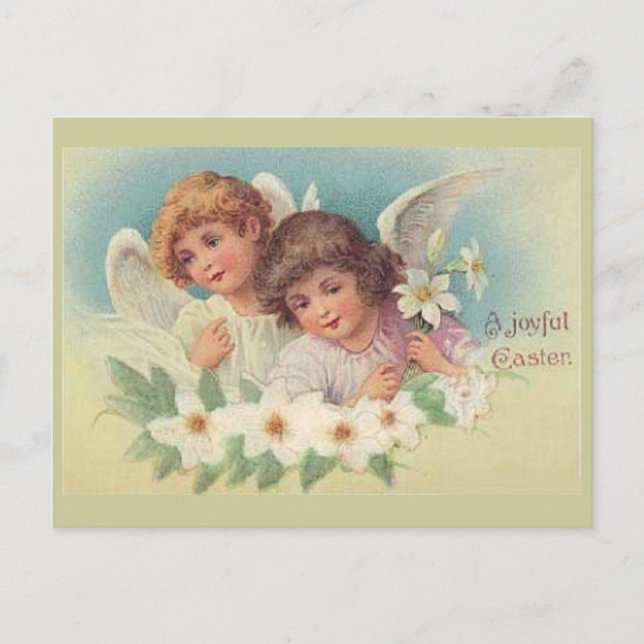 Cartes Pour Fêtes Annuelles Pâques Joyeuses (Devant)