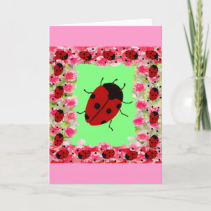 Cartes Pour Fêtes Annuelles Pâques Ladybug