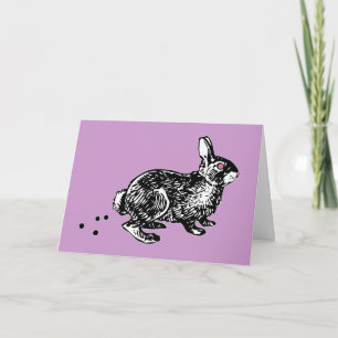 Cartes Pour Fêtes Annuelles Pâques Lapin Pot