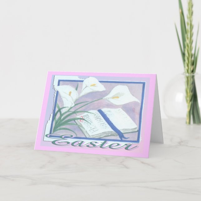 Cartes Pour Fêtes Annuelles Pâques Lilly (Devant)