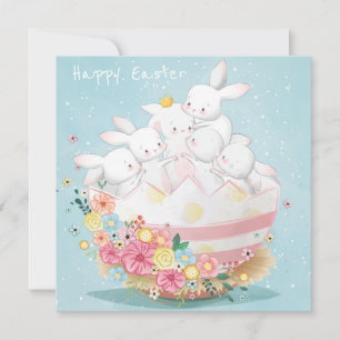 Cartes Pour Fêtes Annuelles Pâques mignonnes