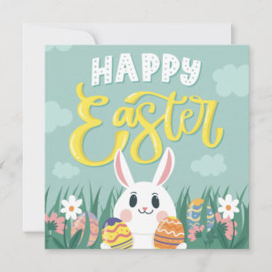 Cartes Pour Fêtes Annuelles Pâques mignonnes